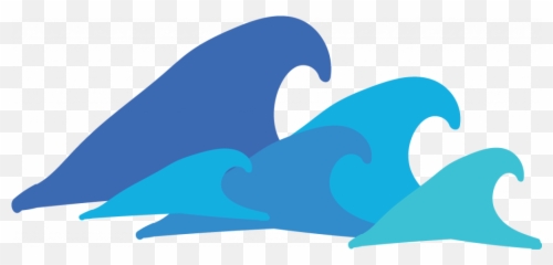 Download Wave Clip Art - Wave Vector Png File Emoji,Ocean Wave Emoji