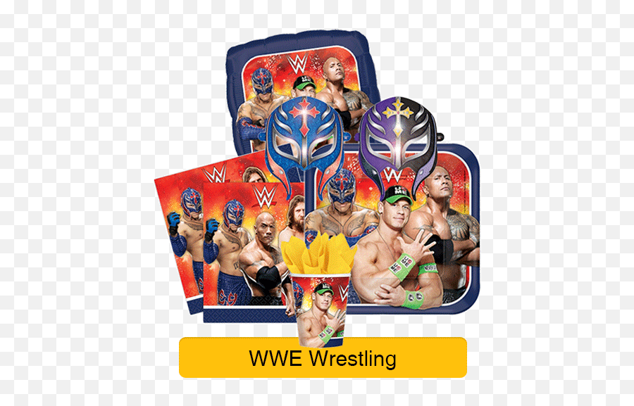 Licensed Characters U2014 Edu0027s Party Pieces - For Adult Emoji,Wwe Wrestler Emoji