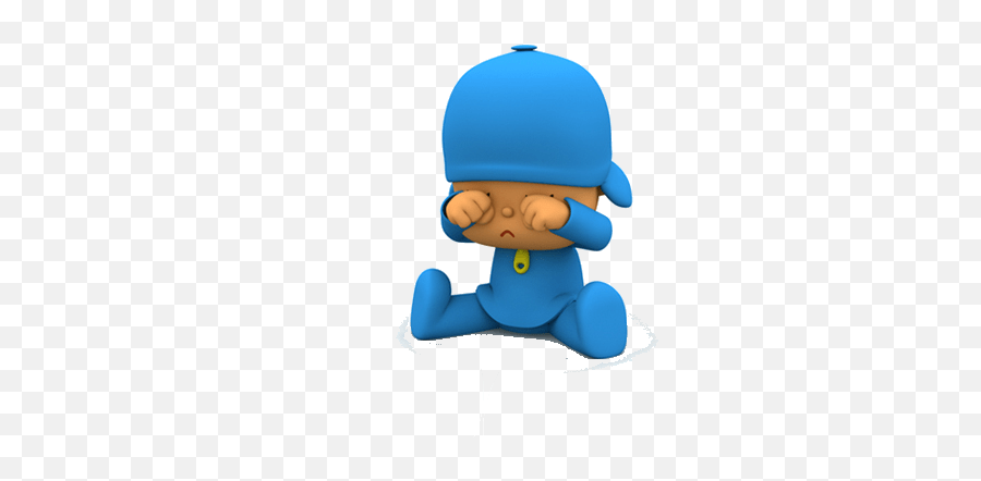 Imágenes Y Fondos De Pocoyó Imágenes Para Peques - Stickers De Pocoyo Llorando Emoji,Emoticon Mentiroso