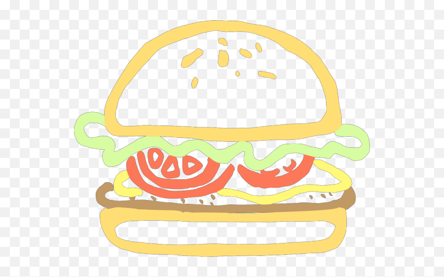 Healthy Burger Png Png Svg Clip Art For Web - Download Clip Burger Art Clip Emoji,Burger Emoji Transparent Background