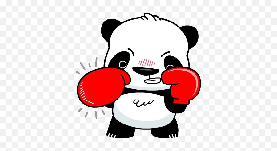 Panda Emoji Panda Love - Panda Punch,Punch Emoji