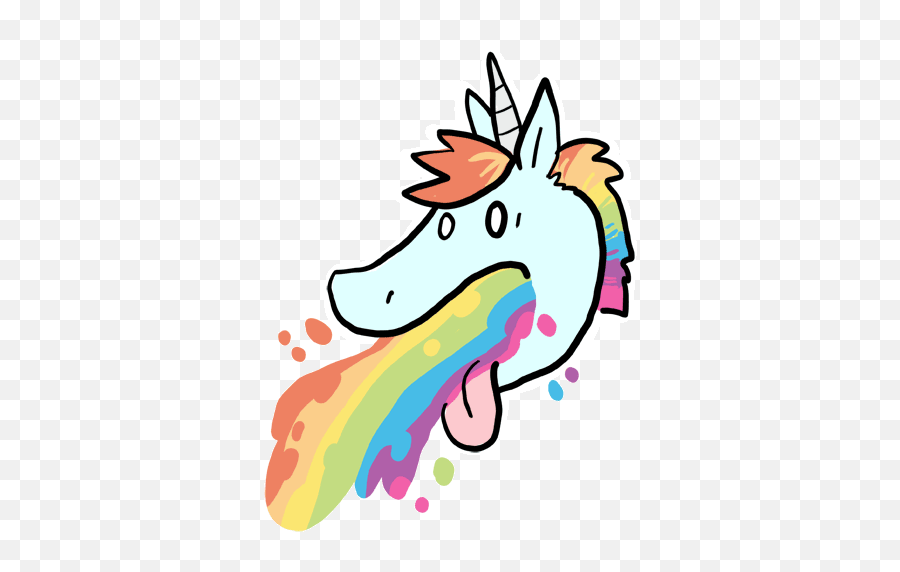 Unicorn Gifs 100 Animated Images Of These Fabulous Animals - Unicorn Barfing Rainbows Gif Emoji,Eating Unicorn Emoji