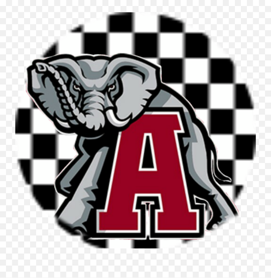 Alabama Sticker - Alabama Crimson Tide Logo Emoji,Alabama Emoji