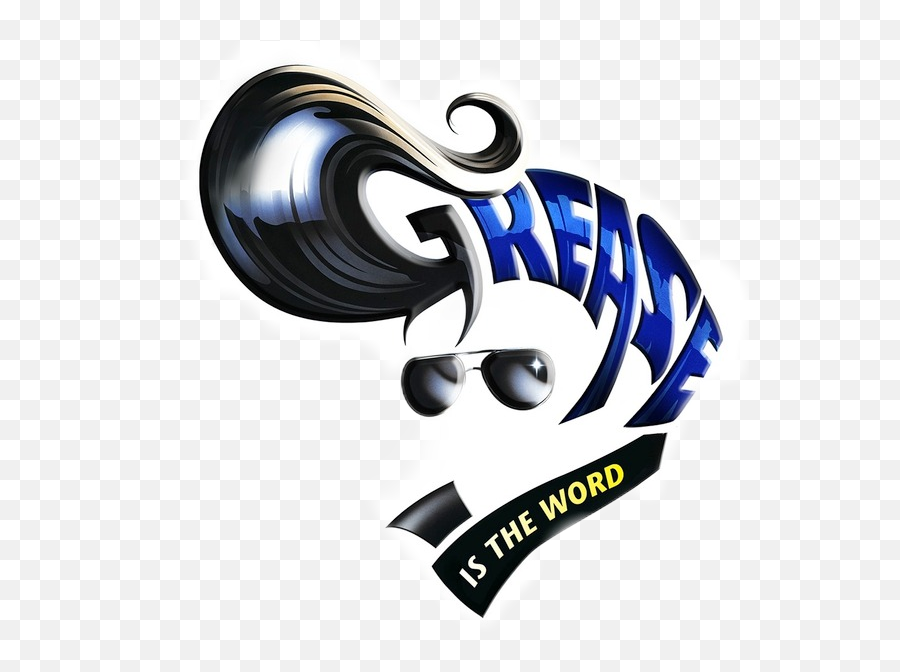 Grease Sticker - Grease The Musical Logo Png Emoji,Greased Hair Emojis