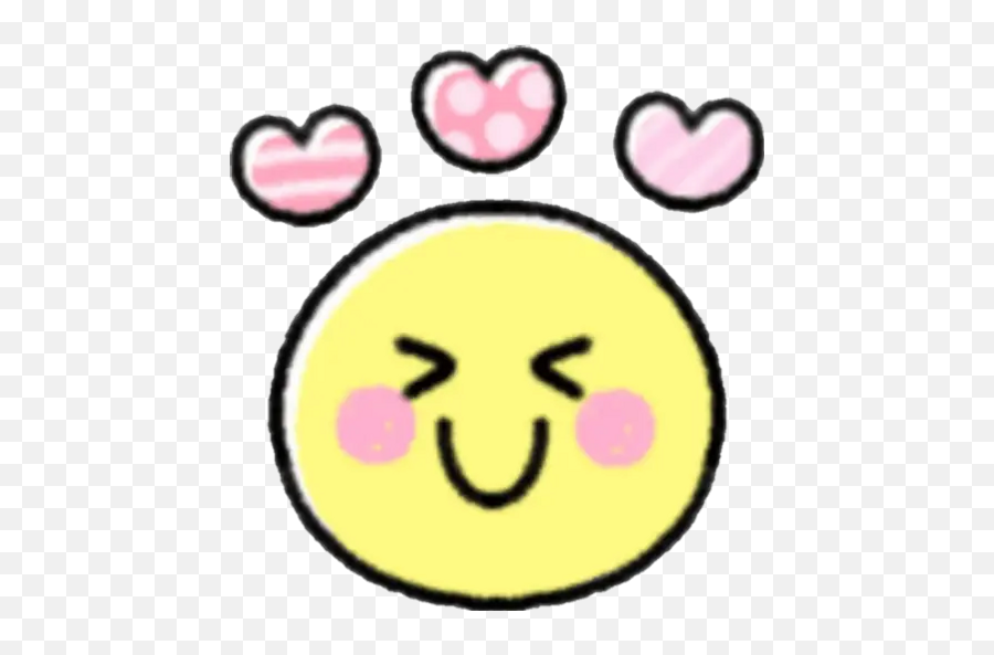 Sticker Maker - Pink Heart Emojis Happy,Eheart Emojis