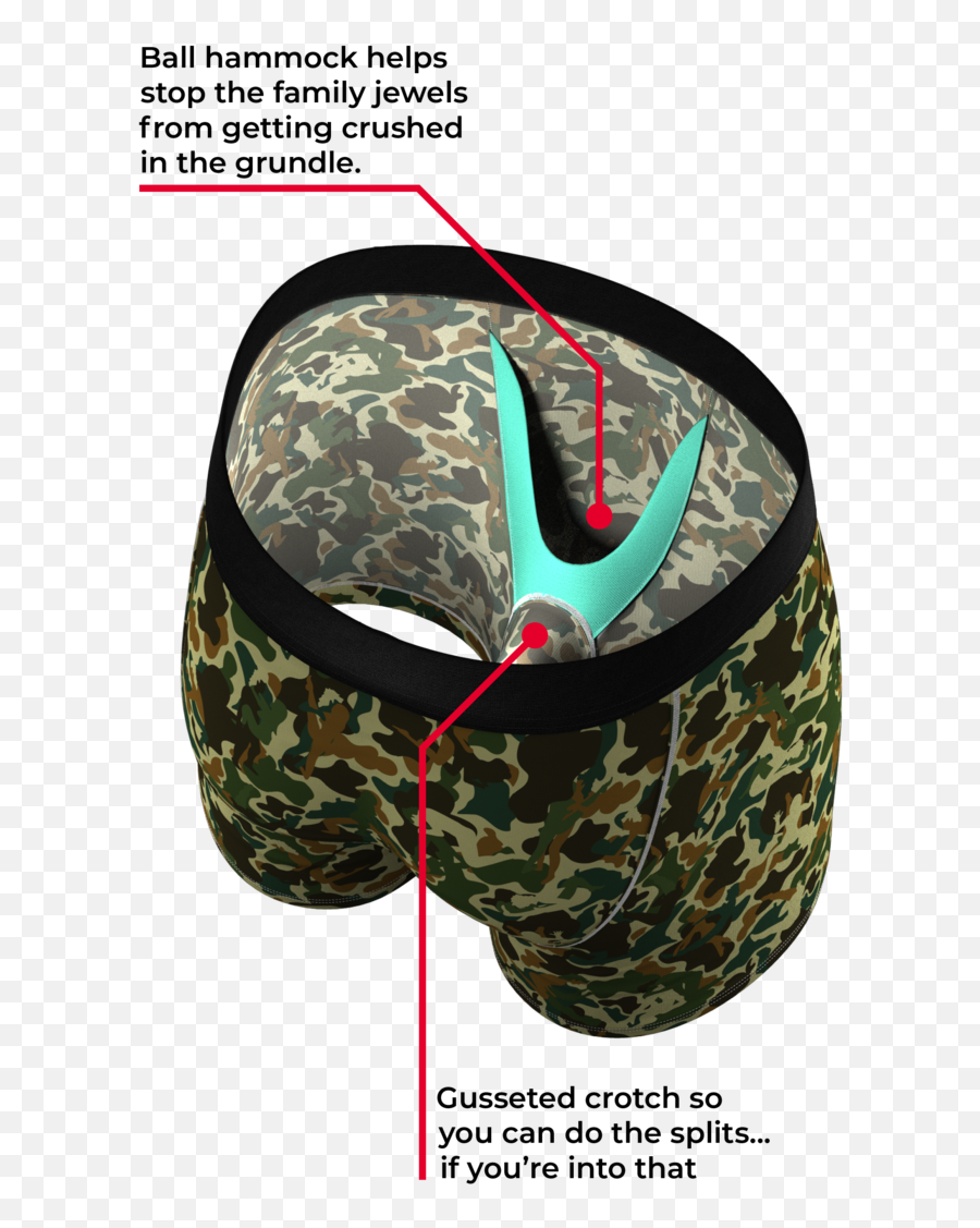 The Forni Camo Camouflage Ball Hammock Boxer Briefs - Shinesty Ball Hammock Boxers Emoji,Emoji Facebook Game Sex