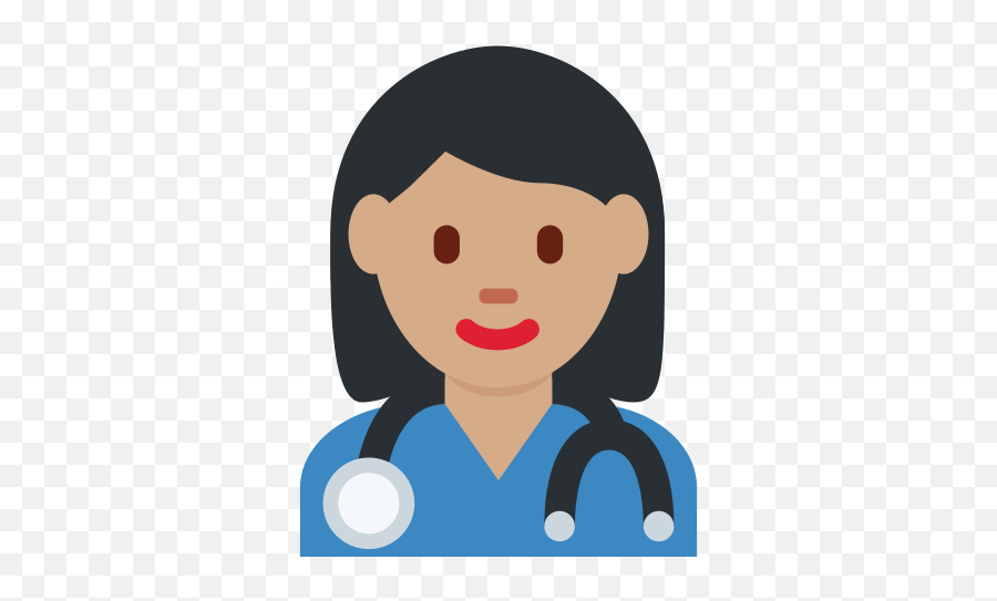 U200d Woman Health Worker Emoji With Medium Skin Tone - Emoji Saude,Nauseated Emoji