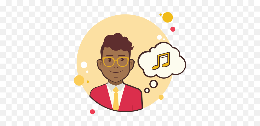 Man With Musical Note Icon Emoji,Music Notw Emoji Png