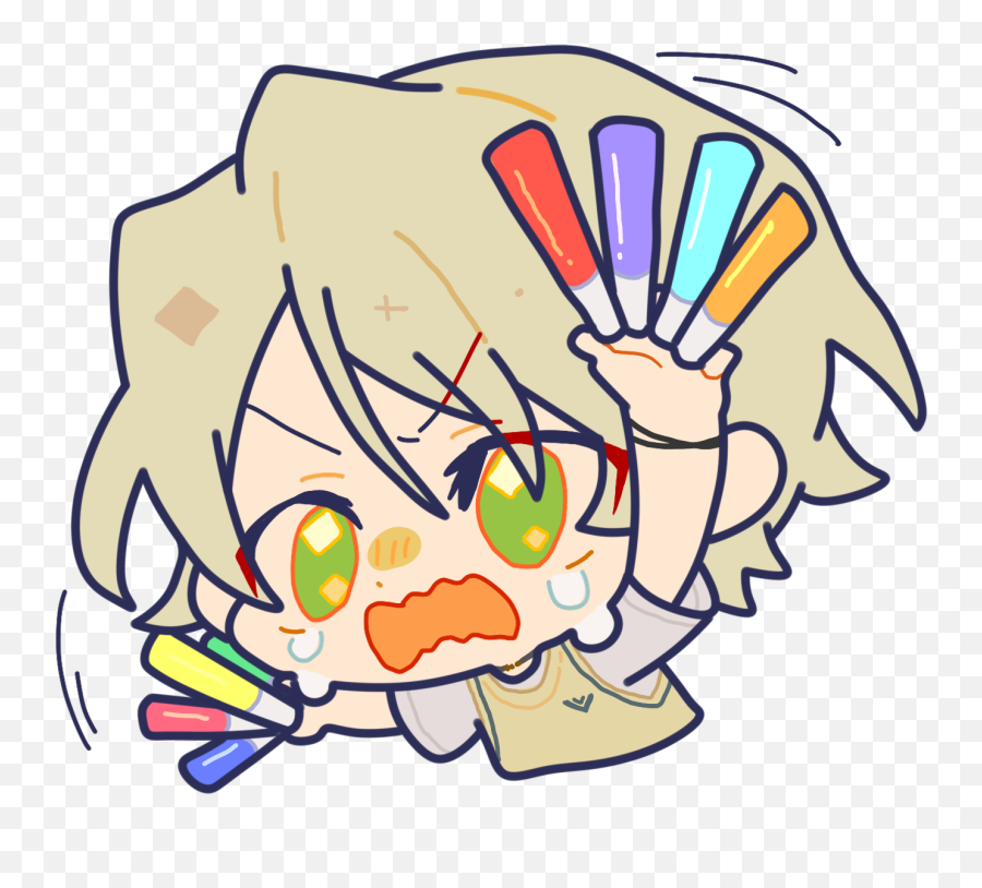 Airacheercry - Discord Emoji Kr Enstars Stickers,Shhh Emoticon Facebook