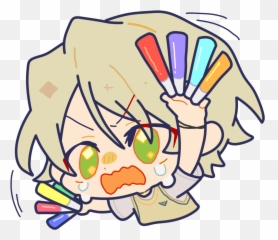Airacheercry - Discord Emoji Kr Enstars Stickers,Shhh Emoticon Facebook