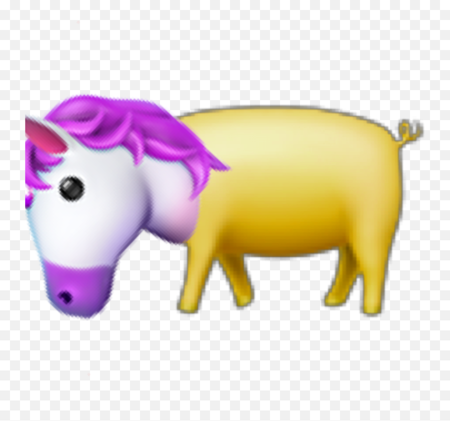 Discover Trending Pig Stickers Picsart - Fictional Character Emoji,Bearded Pony Emoticons
