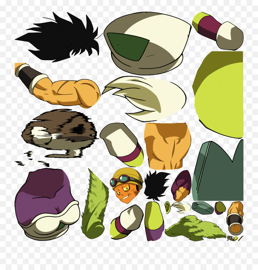 Dokkan Assets Wavesquad A New Life On Vampa - Illustration Emoji,Broly Emotions