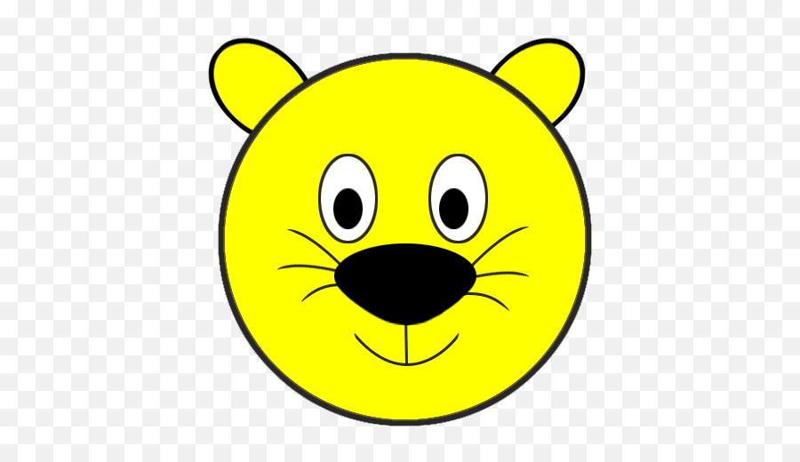 Smiley Face Clipart - Clipart Happy Face Animal Emoji,Funny Emoticon Faces