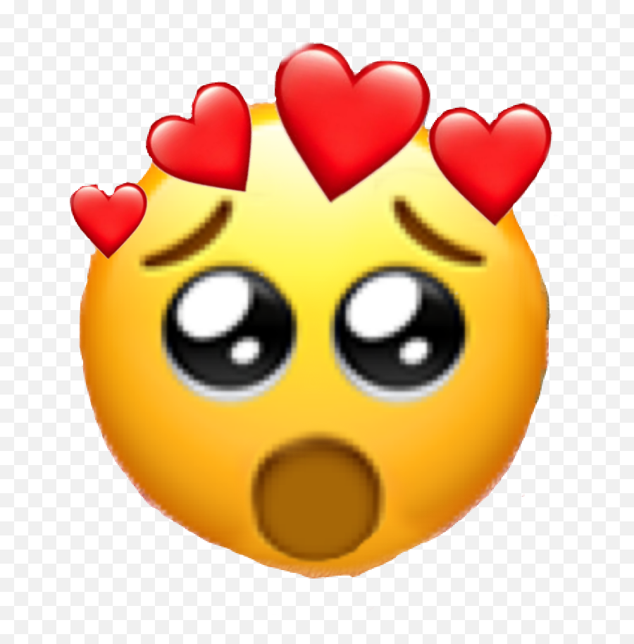Emoji Heart Omg Sticker - Innocent Emoji,Neko Emoji