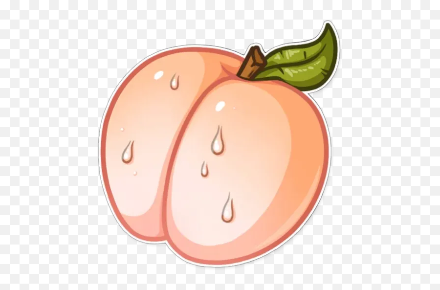 Russian Streaming Girl Stickers For - Diet Food Emoji,Peach Emoticon Whatsapp Ios