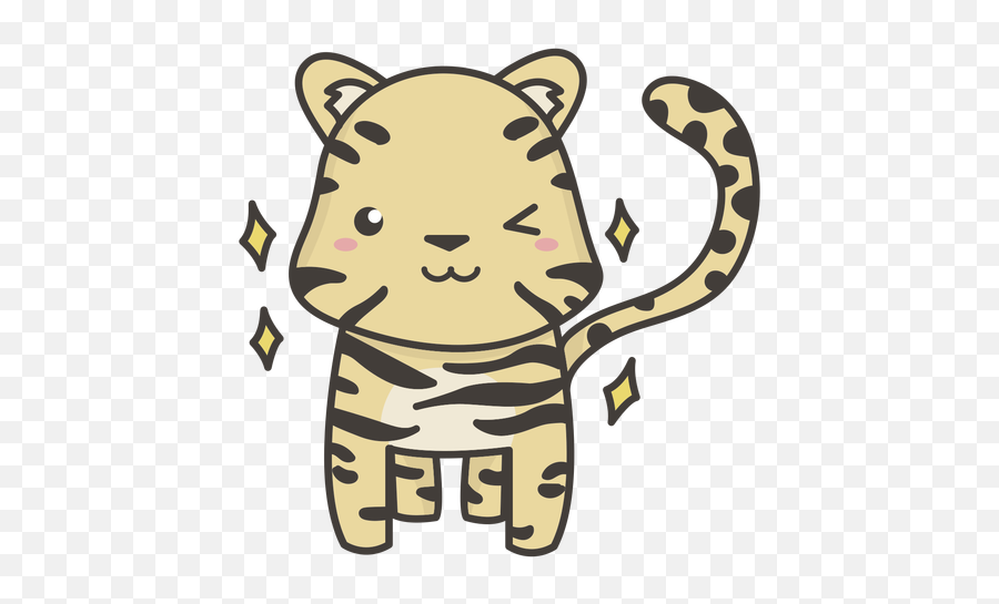 Winking Png U0026 Svg Transparent Background To Download - Tigre Kawaii Png Transparente Emoji,Kawaii Buff Cat Emoticon