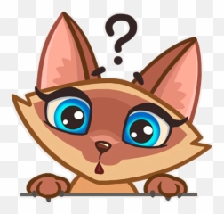 Siamese Kitty - Happy Emoji,Siamese Kitty Emoticon