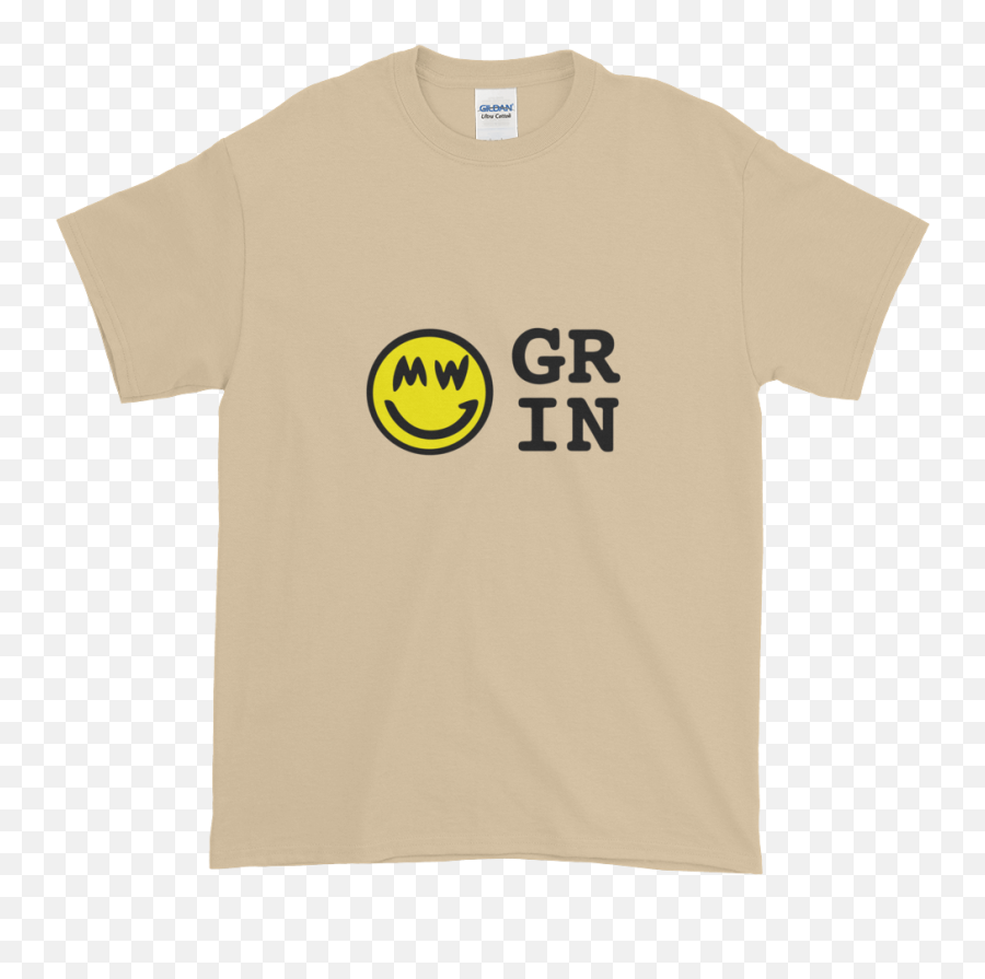 Menu0027s Grin T Shirt Krypto Gear Krypto Threadz Emoji,Sheepish Grin Emoticon Hangouts