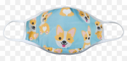 Iscream Corgi Reversible Face Masks - Childrenu0027s Emoji,Corgi Swimming Emoticon