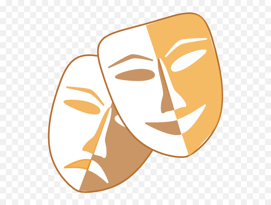 Theatre Masks Clip Art - Clipartsco Emoji,Toothless Grin Image Emoticons