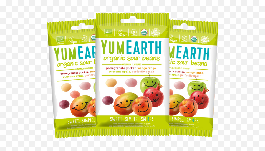 Naturally Flavored - Organic Lollipops U2013 Yum Earth Emoji,Facebook Emoticon Peach On Plate