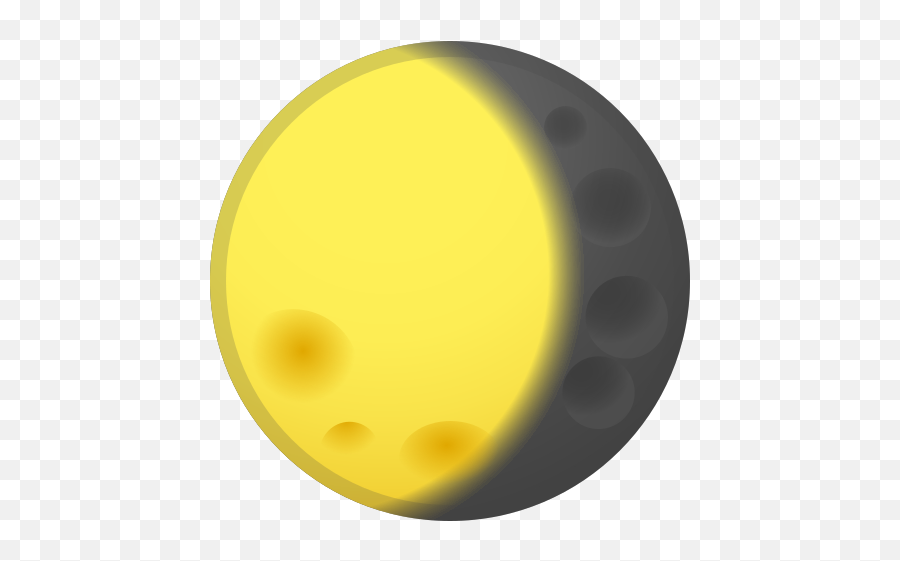 Waning Gibbous Moon Emoji 1 - Click Copypaste,Emoji Dex