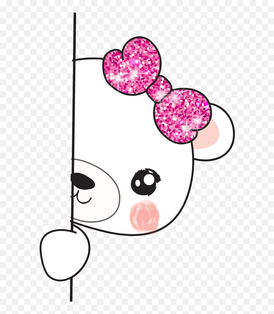 Boo Bear Peek Side Dek Designs Emoji,Peek A Boo Emoji