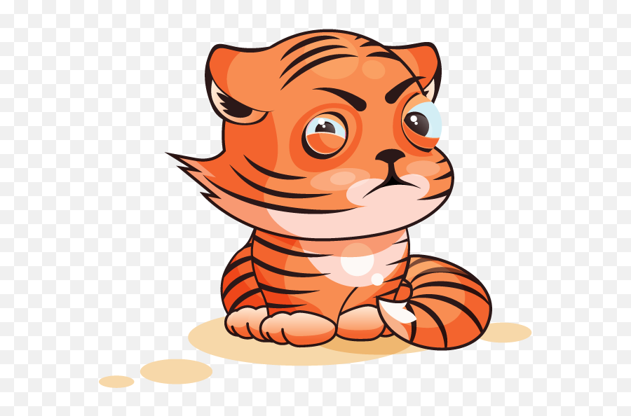 Tiger - Stickers For Imessage By Evgeny Kopytin Emoji,Signal Year Of The Tiger Emoji