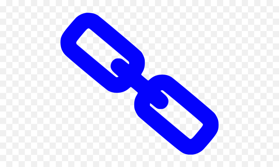 Blue Link 2 Icon - Free Blue Link Icons Emoji,Links Emoji