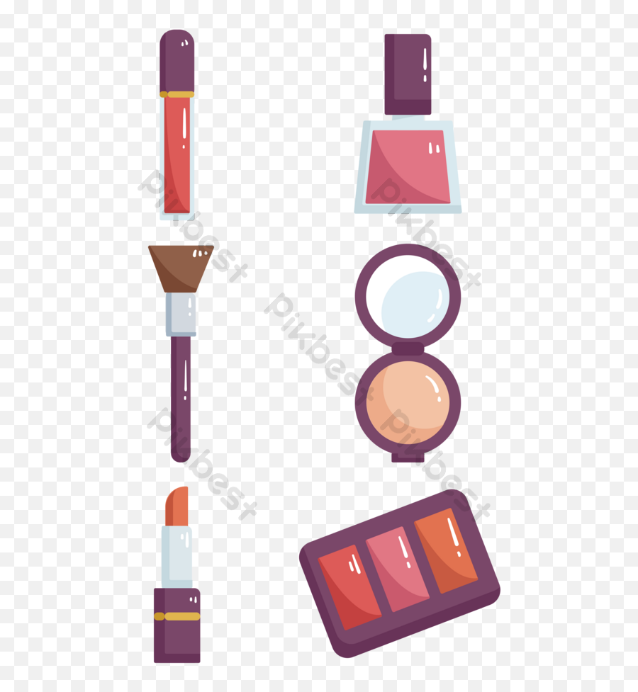 Drawing Cosmetics Ai Vector Ai Png Images Free Download Emoji,Nails Emojii Copy And Pate