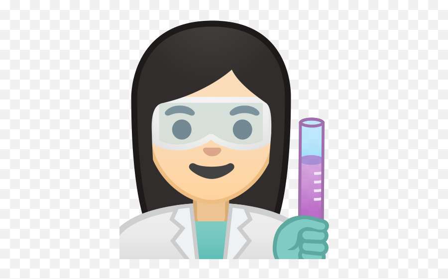 Woman Scientist Light Skin Icon In Noto Emoji People,Old Grandma Emoji