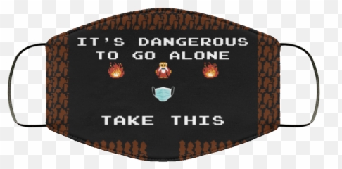 Itu0027s Dangerous To Go Alone Take This Face Mask - Scorpion Face Mask Emoji,Dangerous Emoji