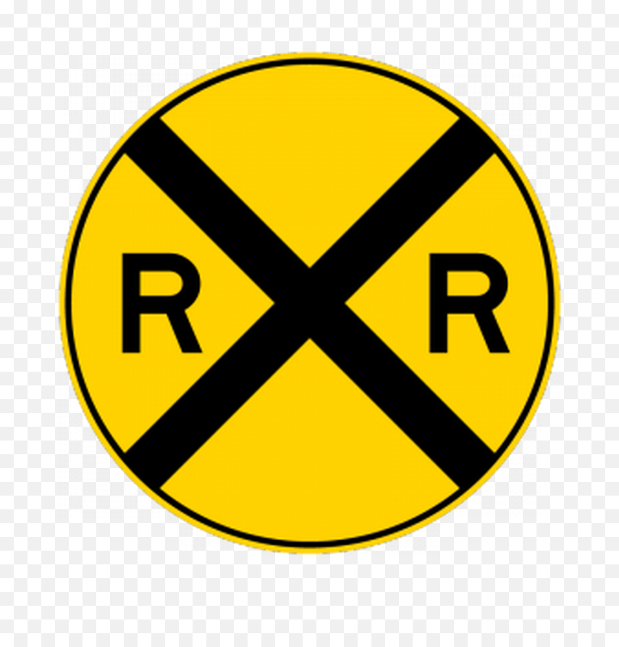 Railroad Crossing Sign Png Emoji,Railroad Emoji