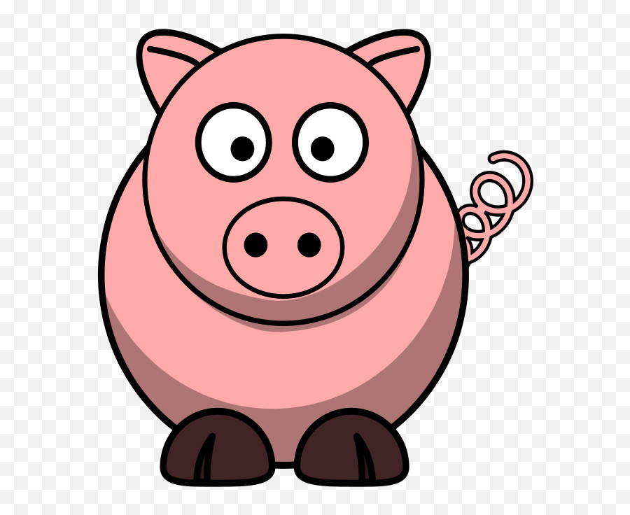 Cute Pig Clip Art At Clker - Pig Clip Art Emoji,Piggy Emoticons