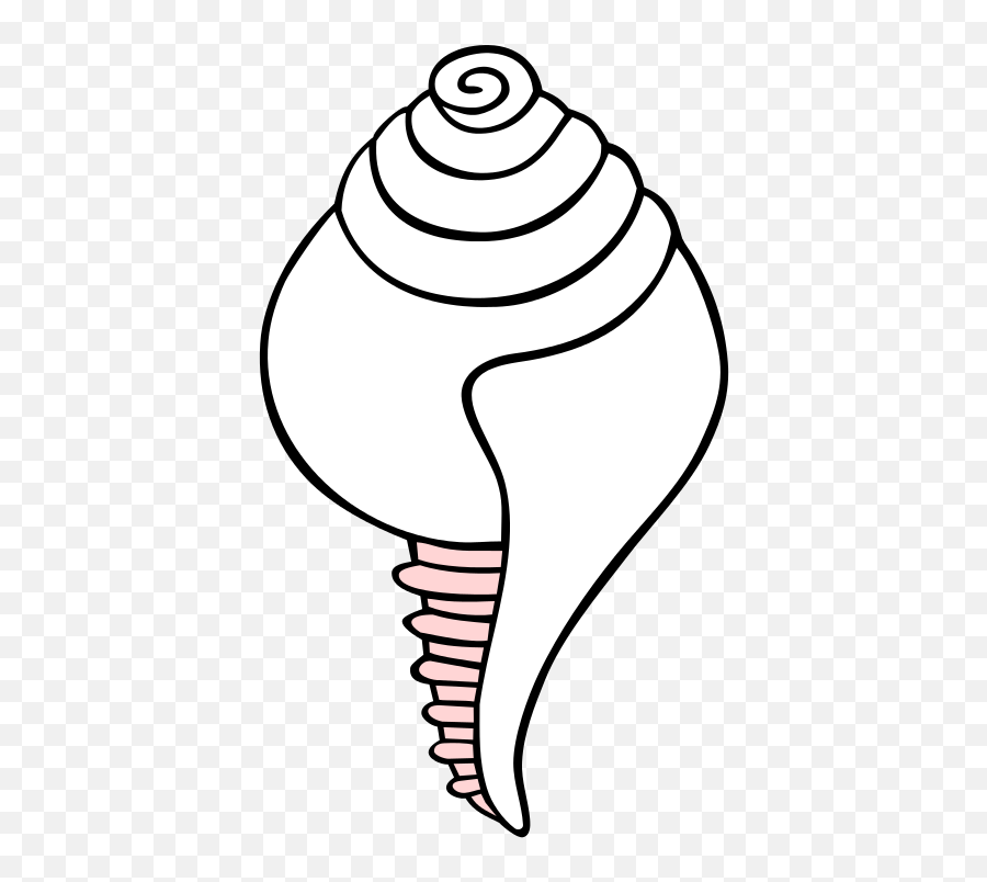 Shell Clipart Conch Shell Conch - Conch Shell Clip Art Emoji,Conch Shell Emoji