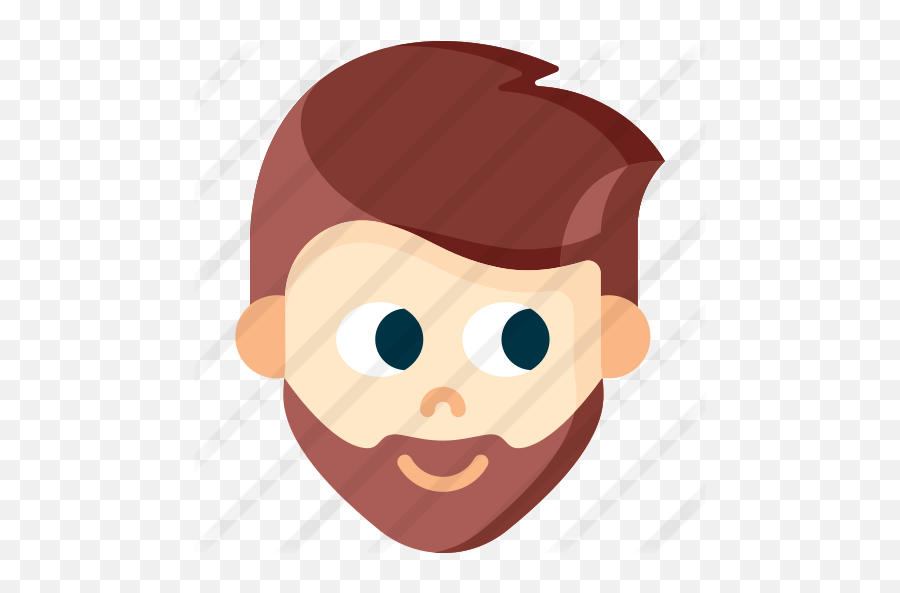 Beard - Cara Enojada Persona Dibujo Emoji,Red Beard Emoji