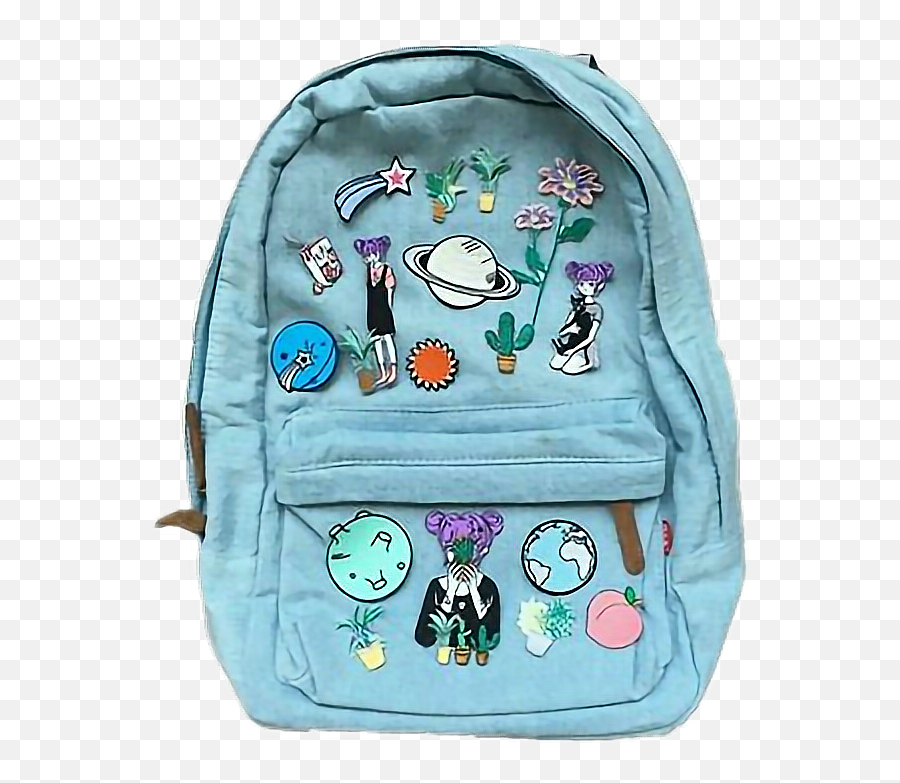 Bag Backpack Tumblr Niche Moodboard Sticker By Devon - Transparent Tumblr Backpack Png Emoji,Emoji Back Pack