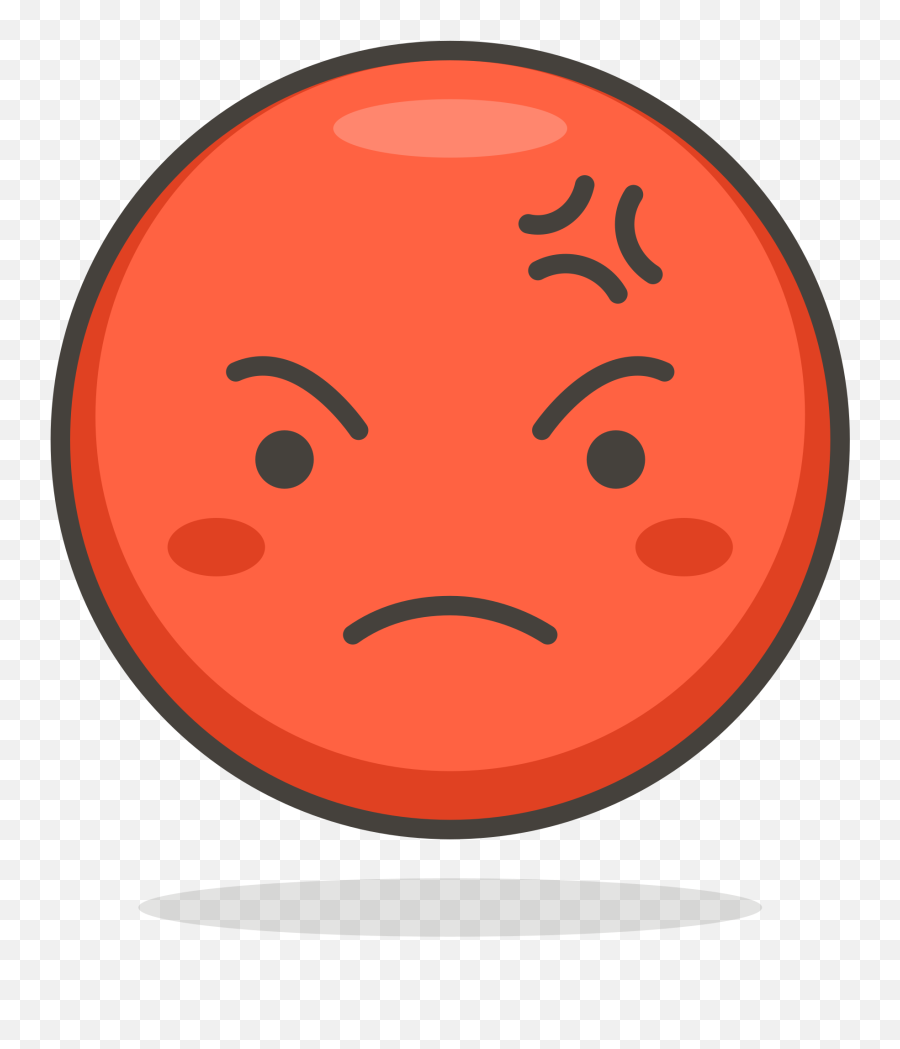 Open - Cemberut Vector Emoji,Emoticons Faces
