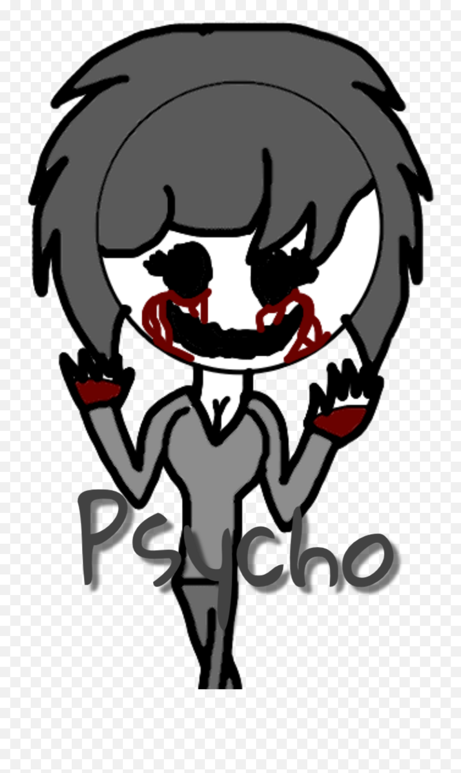 Psycho Sticker Clipart - Psycho Clipart Emoji,Psycho Emoji
