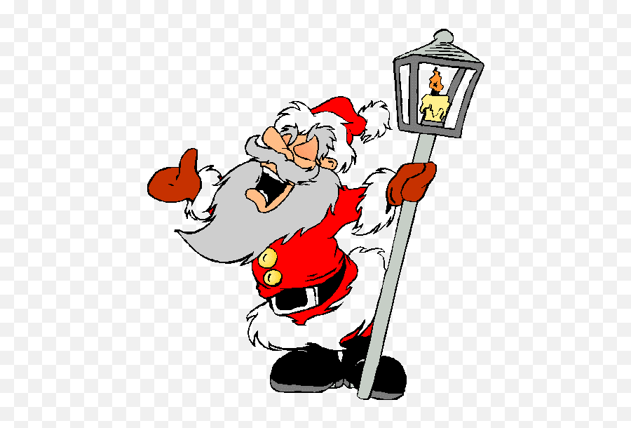 Merry Christmas Gif Animated Christmas - Santa Singing Clipart Emoji,Santa Emoji Gif