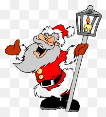 Merry Christmas Gif Animated Christmas - Santa Singing Clipart Emoji,Santa Emoji Gif