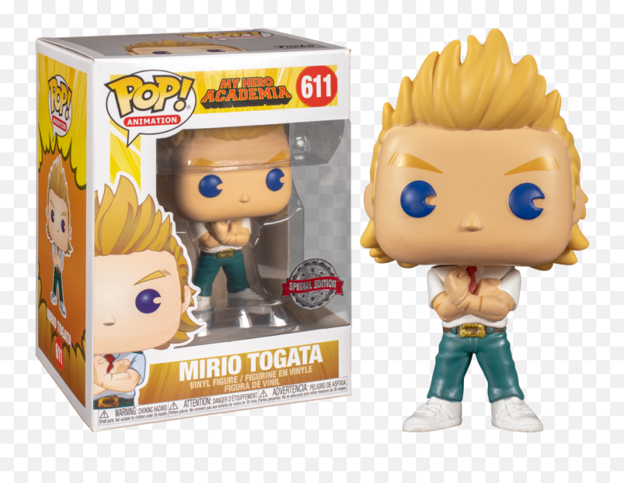 Funko Pop Animation My Hero Academia - Mirio Togata Exclusive Vinyl Figure Preorder Mirio Togata Funko Pop Emoji,Vinyl Toy + Change Emotions