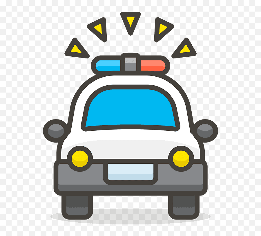 Oncoming Police Car Free Icon Of 780 - Politie Auto Emoji,Police Emoji
