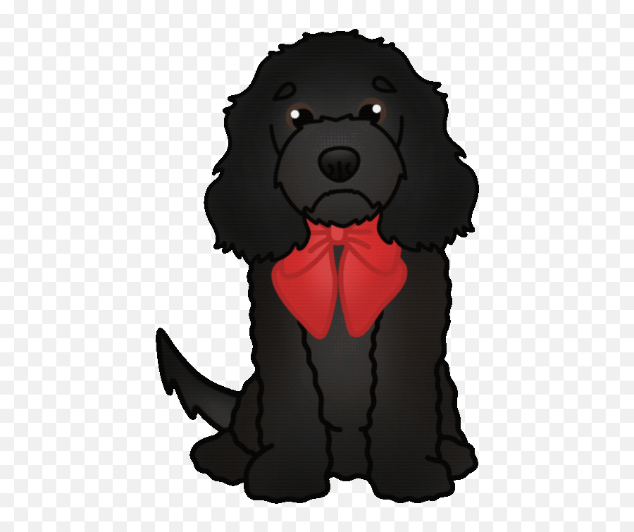 Ios Android Giphy Poodle Cartoon - Curly Emoji,Doggie Emojis Iphone