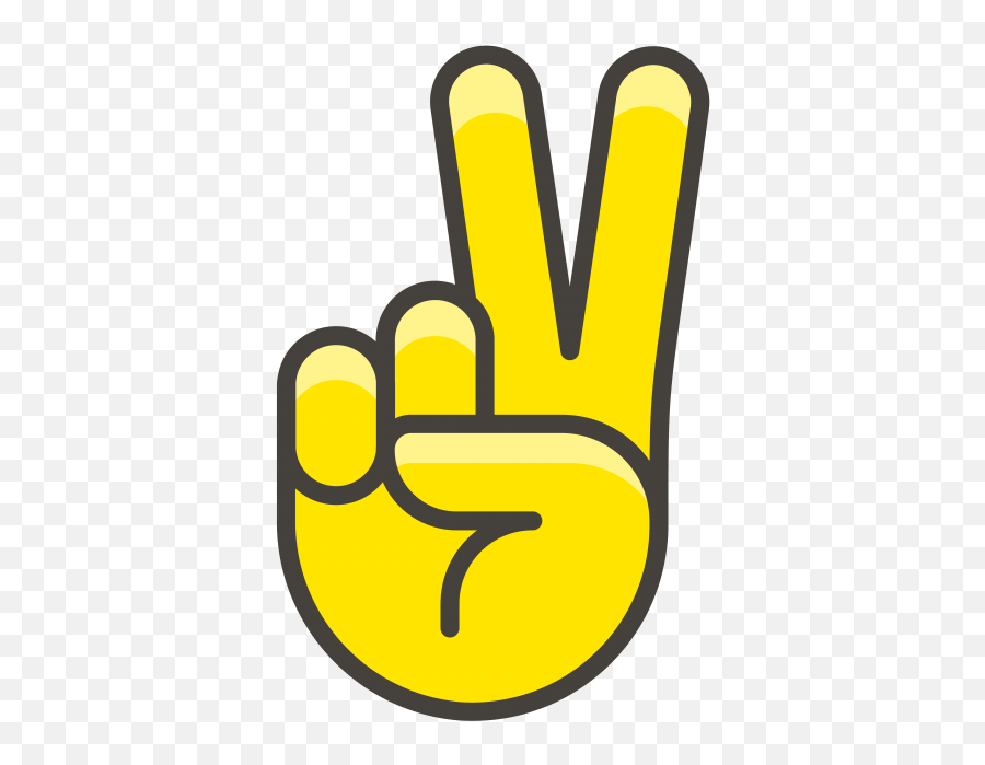 Thumb Emoji Png - Victory Hand Emoji Hand Emoji Png Fingers Crossed Emoji Clipart,Thumb Emoji