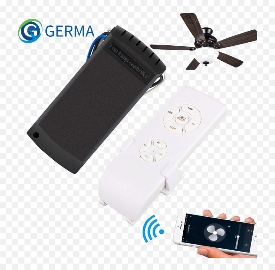 Germa Wifi Ceiling Fan Smart Remote - Ceiling Fan Controller Rf Emoji,Electric Fan Emoticon