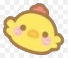 Yellow Cute Kawaii Tiny Messy Babie Sticker By Emoji,Tiny Foods Emojis