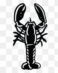 Lobster Icon - Black And White Image Lobster On A Plate Emoji,Lobster Emoji