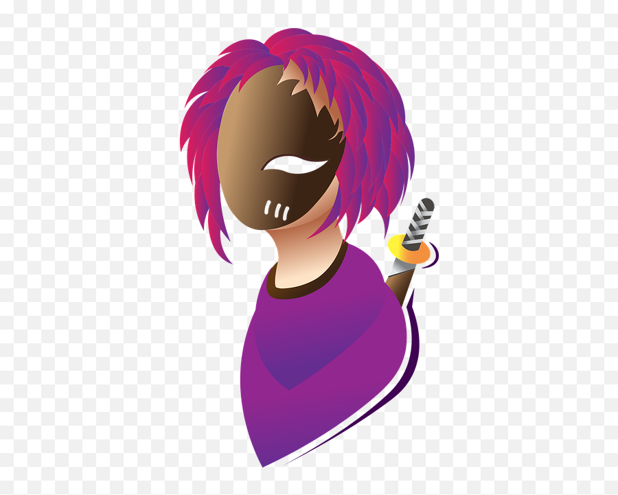 Free Photo Logo Game Girl Drawing Mask Katana - Max Pixel Fictional Character Emoji,Drawing Of A Mask To Hide Emotions