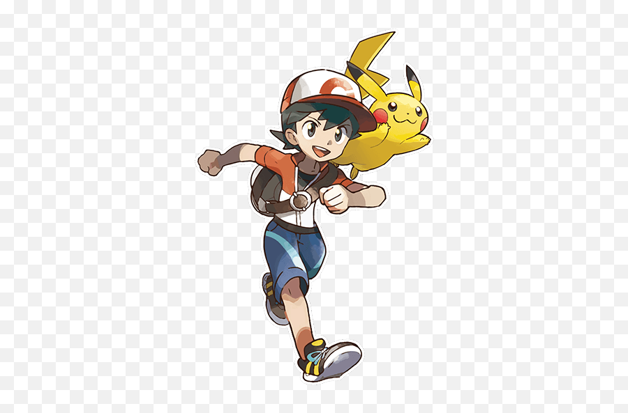 Pokémon Letu0027s Go Pikachu And Pokémon Letu0027s Go Eevee - Pokemon Go Pikachu Trainer Emoji,Pikachu Thunder Emotion